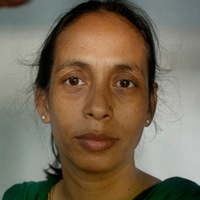 Nazma Begum, a teacher from Amader Pathshala.